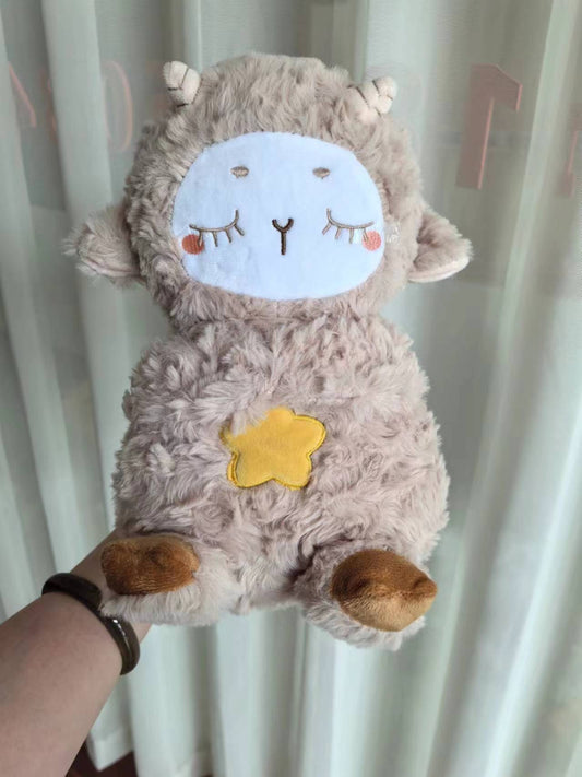 Sound Machine Soothe'n Snuggle Otter Portable Plush Baby Toy with Sensory Details Music Lights & Rhythmic Breathing Motion